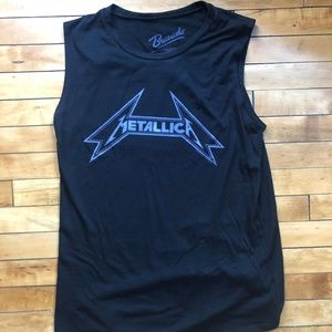 Bravado - Black Metallica Cut Off Tank